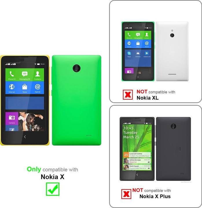 Produktbild Cadorabo Universale Schutzhülle für Nokia X Tasche mit Gürtelclip (Nokia X)