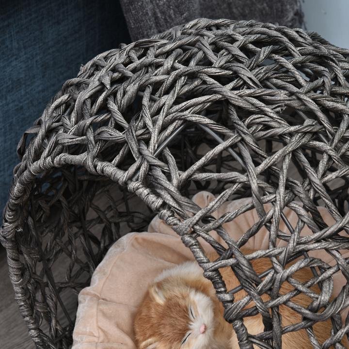 Image du produit PawHut Panier pour chat avec coussin (Chat)
