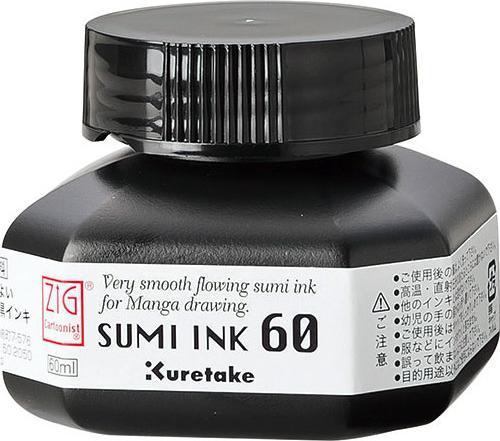 Kuretake Encre de Chine Sumi Ink (Encrier, Noir)