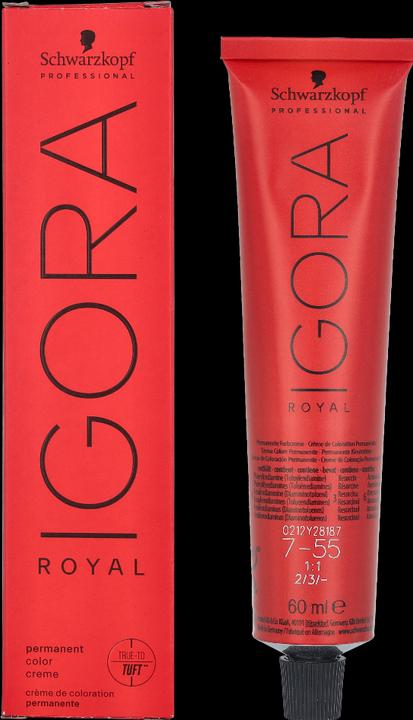 Actual product image Schwarzkopf Professional Igora Royal (7-55 Mid blonde Gold Extra)