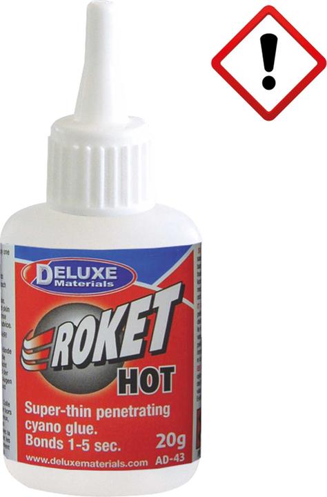 Immagine prodotto Deluxe Materials Roket Hot CA 20g (35 g, 1 ml)