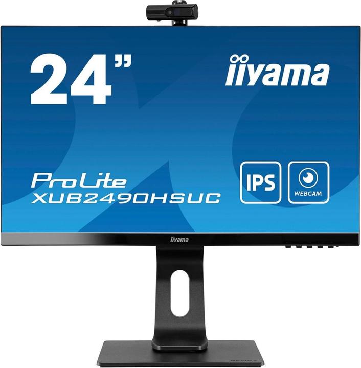 Actual product image iiyama XUB2490HSUC-B1 HDMI+DP+VGA IPS (1920 x 1080 pixels, 24")