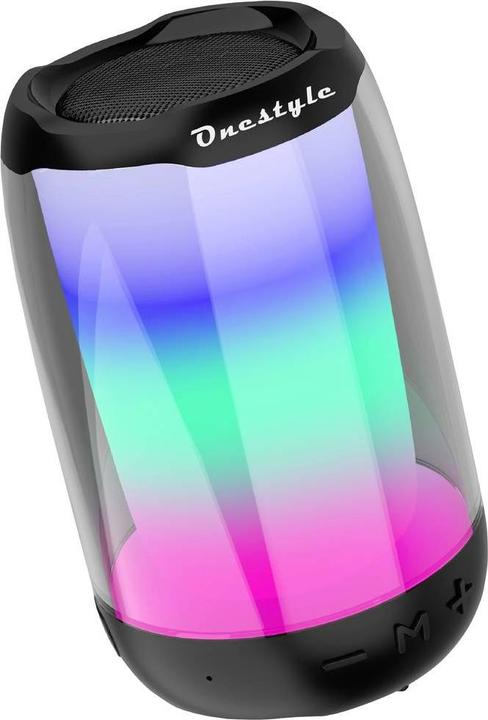Actual product image Onestyle Soundcolor-01 Bluetooth® speaker black, multi-colour (5 h, Rechargeable battery operated)