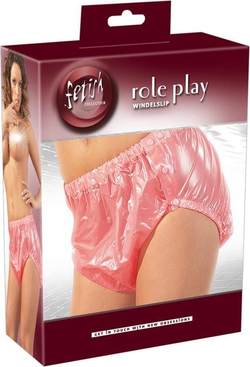 Actual product image Fetish Collection PVC diaper briefs (M, L)