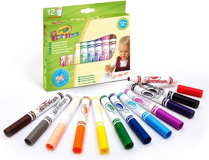 Actual product image Crayola First felt-tip pens (Multicoloured, Multicolor, 12 x)