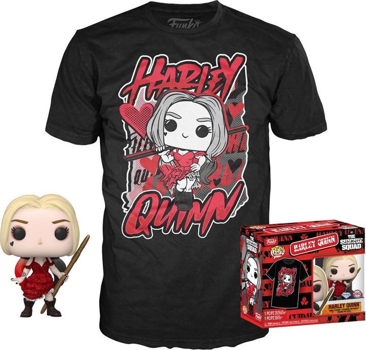 Produktbild Funko Pop! & Tee: The Suicide Squad: Harley Quinn (Diamond Glitter) - XL