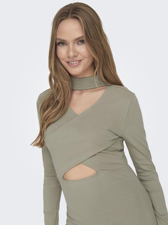 Produktbild Only Einfarbiges Kleid mit langen Ärmeln (M)