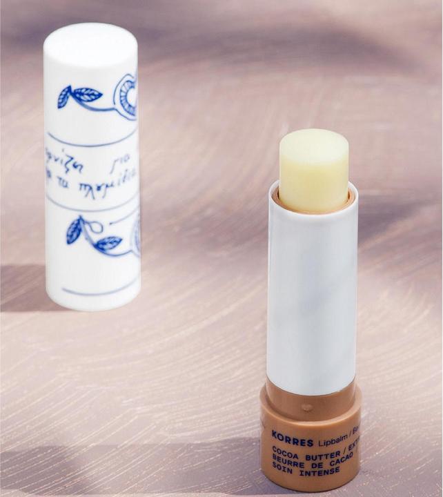 Actual product image Korres KORRES Lip Balm balsam do ust Cocoa Butter 4,5g (Care pencil)