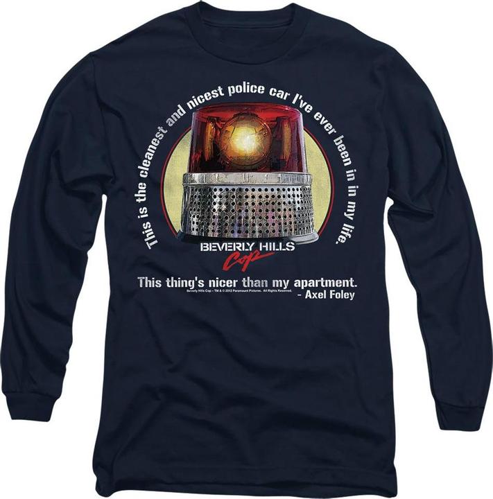 Beverly Hills Cop Nicest Police Car TShirt (L)