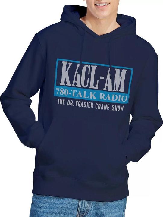 Immagine prodotto Frasier KACL-AM Talk Felpa con Cappuccio Uomo (L)