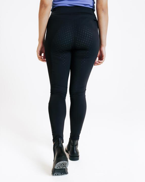 Actual product image Fouganza Reitleggings Full Grip Light Damen marineblau (M)