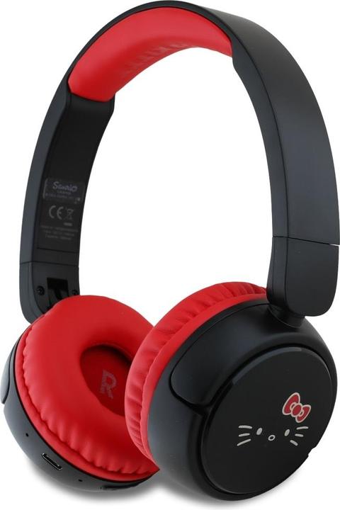 Image du produit Hello Kitty Écouteurs Bluetooth sur oreille Face Logo - Rouge