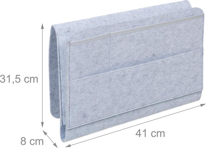 Actual product image Relaxdays 2x bed bag (41 x 8 x 31.5 cm)