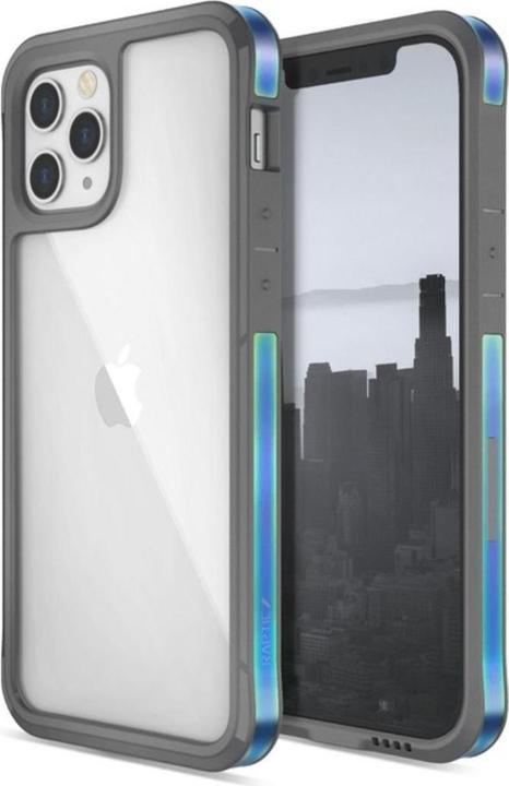 Puro X-Doria Raptic Edge do aluminiowe iPhone 12 Pro Max (Drop test 3m) (Iridescent) (Apple iPhone 12 Pro Max)