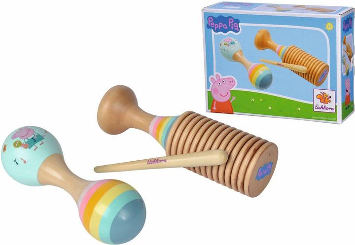 Produktbild Peppa Pig Maraca und Ratsche Set (Deutsch)