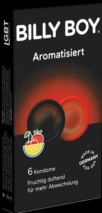Actual product image Billyboy Billy Boy "Flavoured" 6 fruity condoms for delicious oral sex (6 pcs.)
