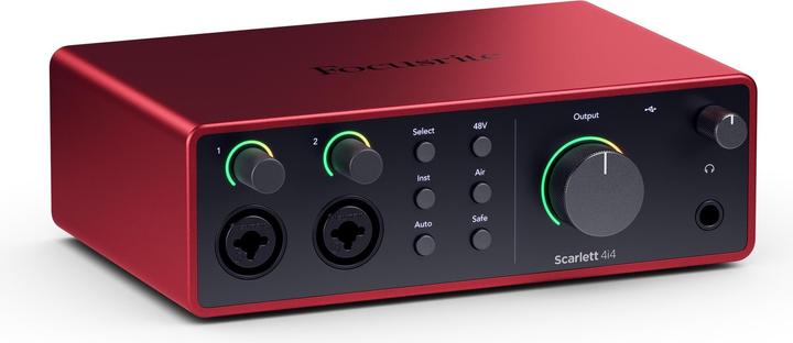Actual product image Focusrite Scarlett 4i4 – 4th Generation (USB)
