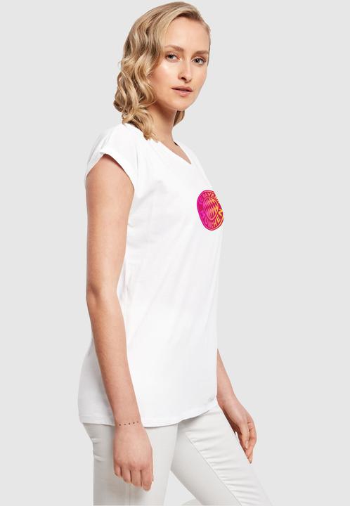 Actual product image FC Bayern München Ladies Logo Colour Extended Shoulder Tee - 115759 (4XL)
