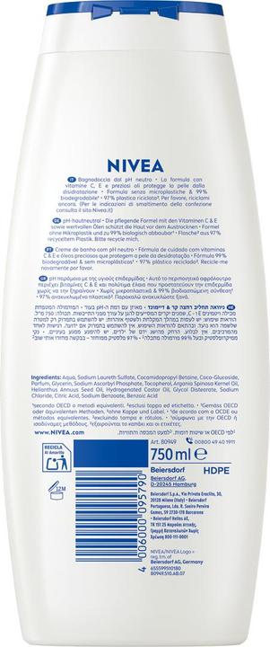 Image du produit NIVEA Bain de soin Care Diamond Fl 750ml (498.67 ml, Bain moussant)