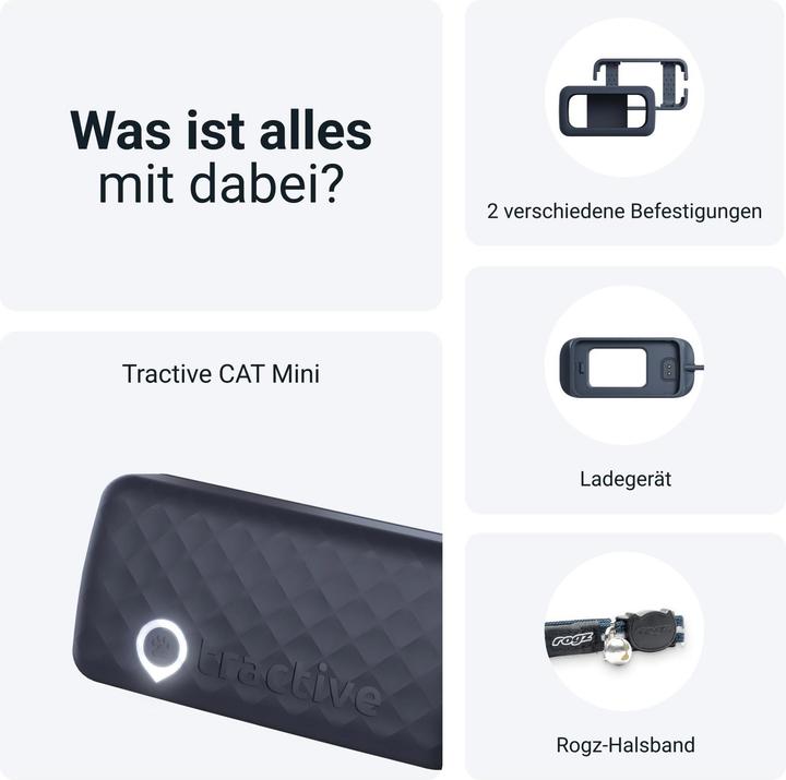 Actual product image Tractive CAT Mini GPS Tracker for Cats (Cat, General)