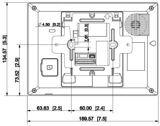 Produktbild Dahua CCTV Intercoms Video Door Phone, DHI-VTH2622G-W, Touch 6-ch IP Indoor Monitor