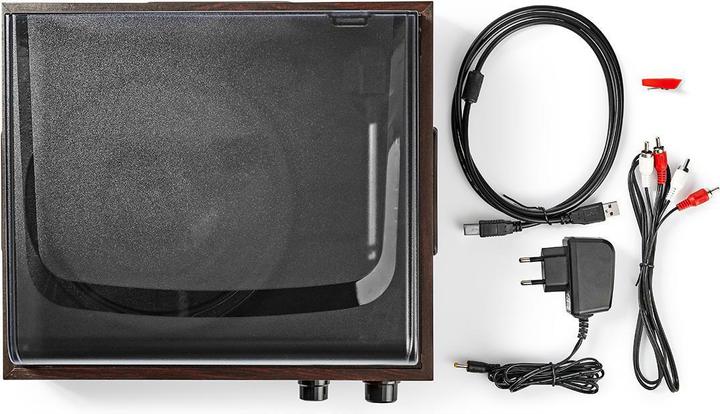 Image du produit Nedis Plattenspieler, 18W Lautsprecher, PC-Schnittstelle (Manuel)