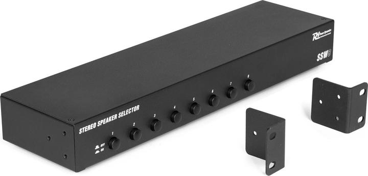 Image du produit Power Dynamics Luidspreker Schakelaar - SSW8 speaker selector voor 8 luidsprekers -