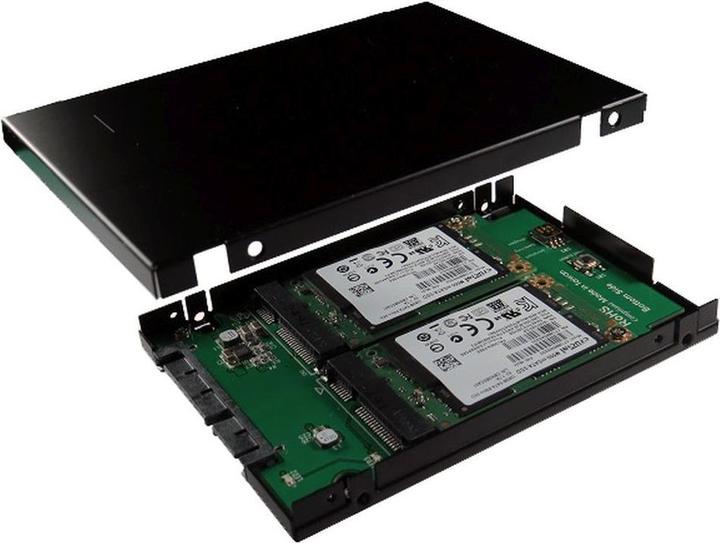 Image du produit Exsys EX-3683 SSD enclosure 2.5" Noir Boîtier de stockage
