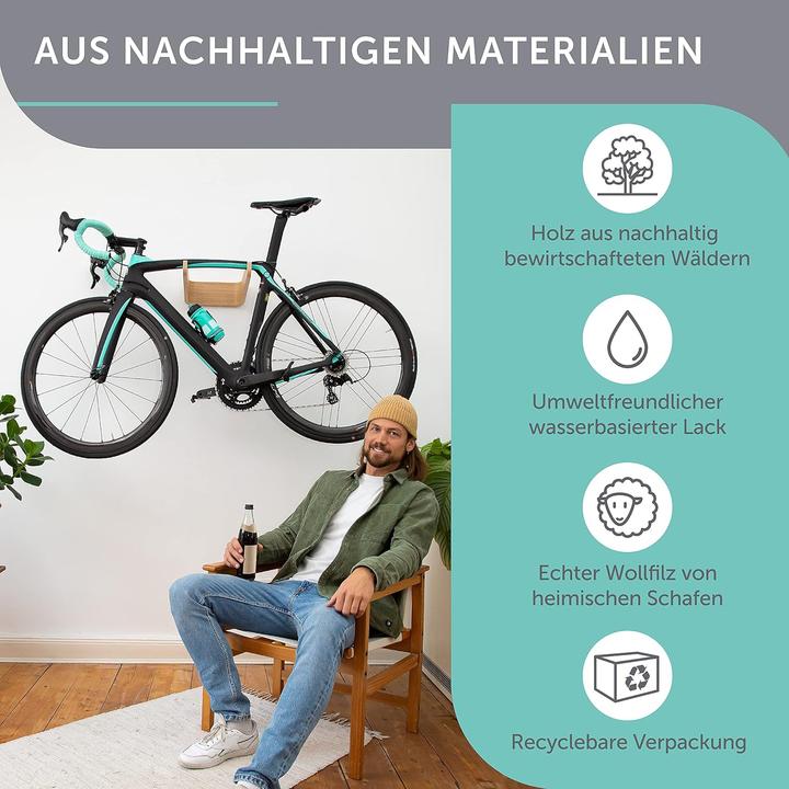 Actual product image Madeco FlyBike S Velowandhalterung