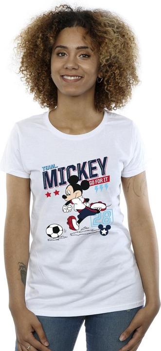 Immagine prodotto Disney Mickey Mouse Team Mickey Football Maglietta Donna (M)