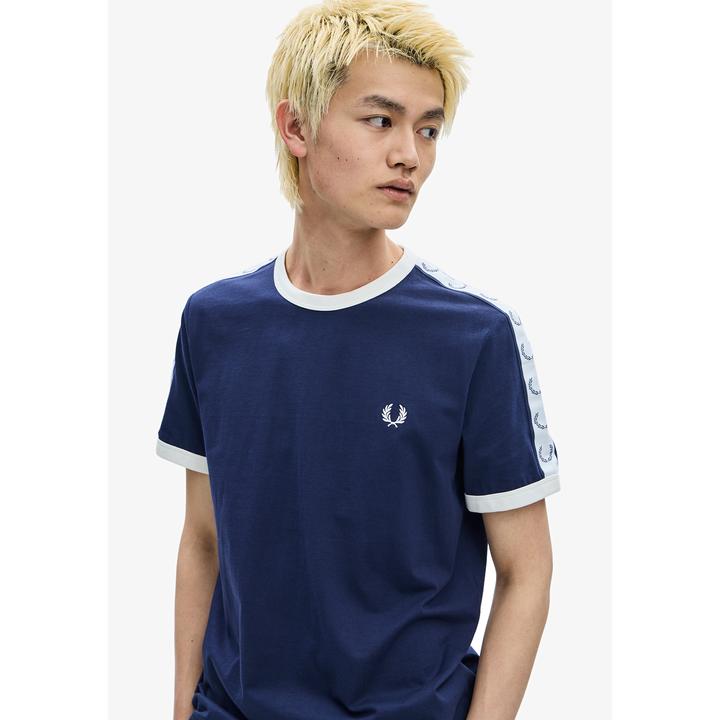 Actual product image Fred Perry Contrast trim T-shirt with band (M)