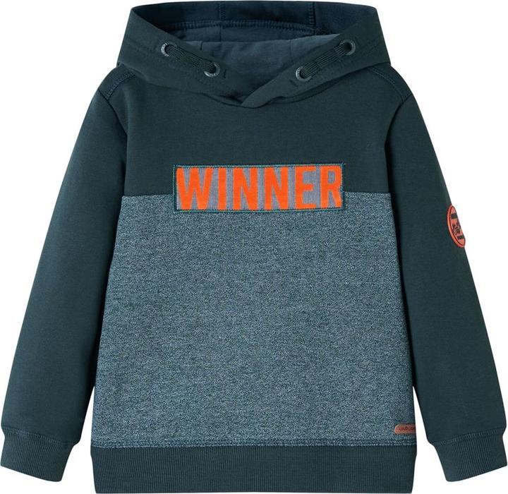 VidaXL Kinder-Kapuzenpullover Dunkelgrün 104,Material: 92 (104)