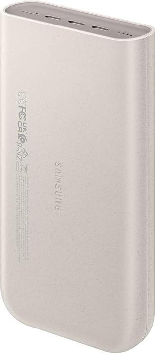 Actual product image Samsung Powerbank EB-P4520XUEGWW 20000 mAh 3x USB-C 45W SFC - beige (20000 mAh, 45 W, 74 Wh)