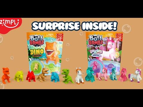 Actual product image Zimpli Kids Zimpli Baff Bombz Surprise Dino Figure, Large Bath Bomb (Bath bombs)