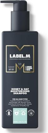 Actual product image Label.M Honey & Oat Moisturising Shampoo 300 ml (300 ml, Liquid shampoo)