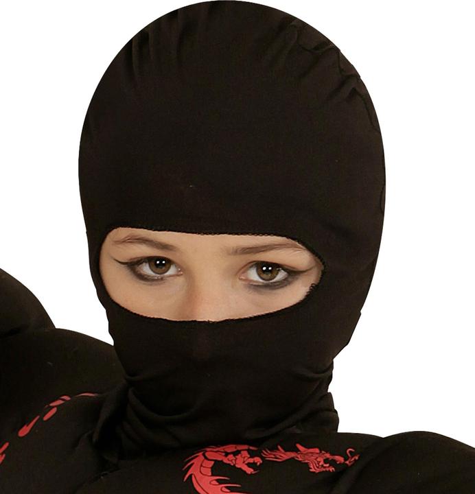 Produktbild Widmann Ninja Maske Schwarz Kindergrösse (One Size)