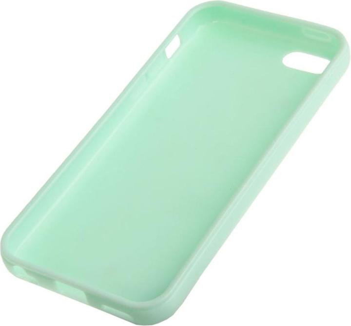 Actual product image König Design Protective cover TPU for mobile Apple iPhone 5C light green (Apple iPhone 5c)