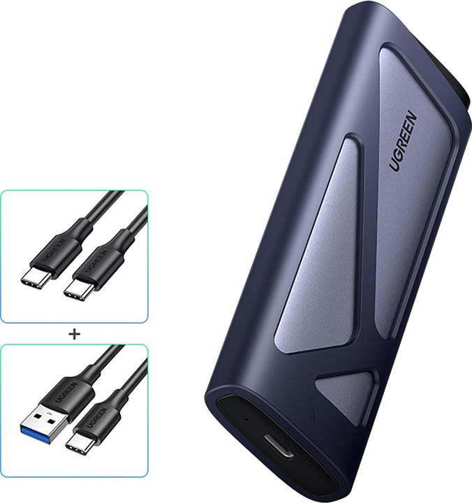 Produktbild Ugreen Enclosure SSD M.2 NVMe/SATA CM767 2TB USB-C 3.1 G (M.2 2230, M.2 2240, M.2 2260, M.2 2280)