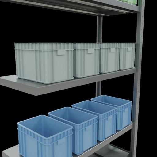 Actual product image Schulte Lagertechnik MULTIplus250 boltless add-on bay system with length bolts