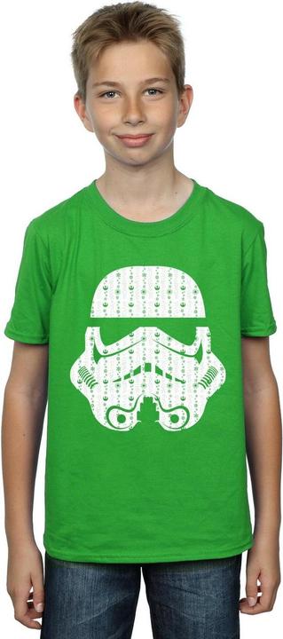 Immagine prodotto Star Wars Christmas Stormtrooper Helmet Maglietta Ragazzi (152, 158)