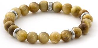 Beneto Beaded bracelet made of solar tiger eye MINK109 / 17