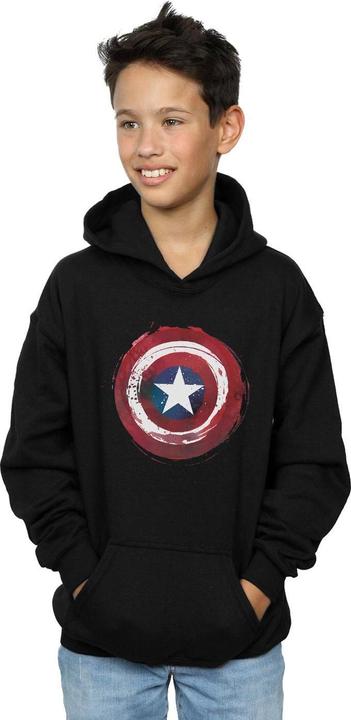 Image du produit - Sweat à capuche CAPTAIN AMERICA SPLATTER SHIELD - Garçon (140, 146)