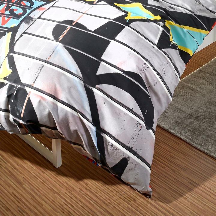 Produktbild BettwarenShop Graffiti (Bettwäsche Set, 155 x 220 cm, 80 x 80 cm)