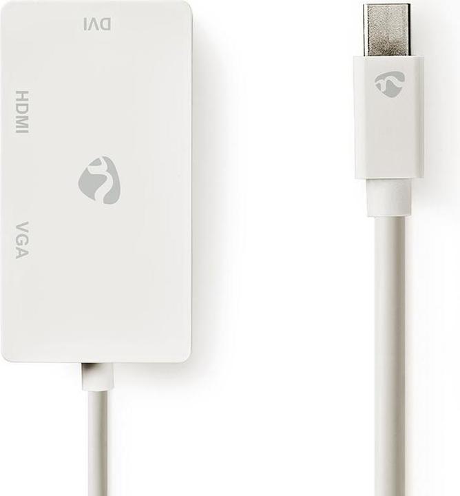 Actual product image Nedis Mini DisplayPort Multiport Adapter Cable (0.20 m, DisplayPort)