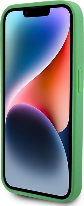 Produktbild Lacoste Etui Iconic Petit Pique Crossbody Cord MagSafe do iPhone 15 Pro zielony