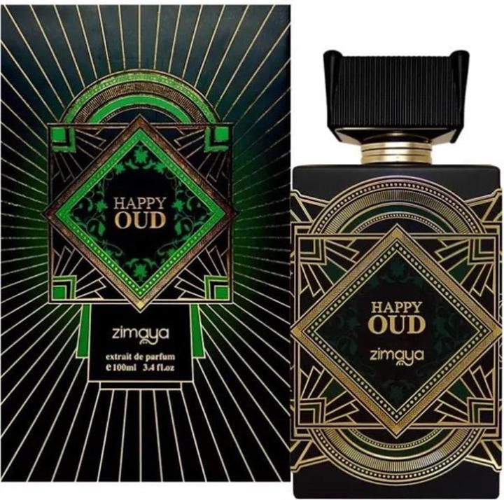 Zimaya Happy Oud Extrait de Parfum Spray Unisex 3.4oz 100ml Brand New Item! (Extrait De Parfum, 100 ml)