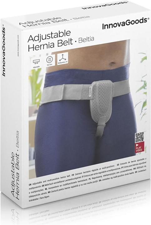 Image du produit InnovaGoods Ceinture réglable pour hernie - Soulagement de la douleur - Relaxation - Soins (Taille unique)