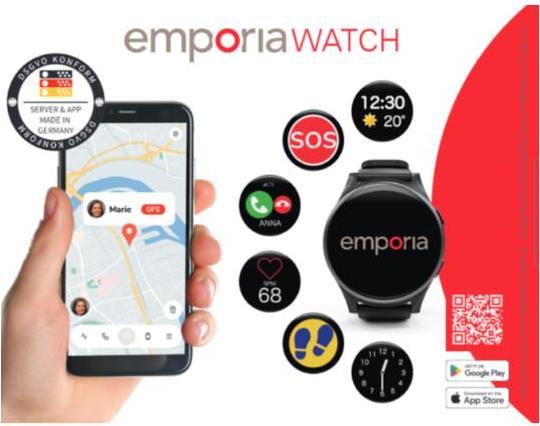 Actual product image Emporia Watch LTE (43.90 mm, 4G)
