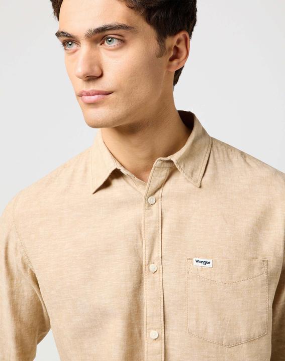 Actual product image Wrangler Leinenhemd 1 Pkt Shirt (XXL)