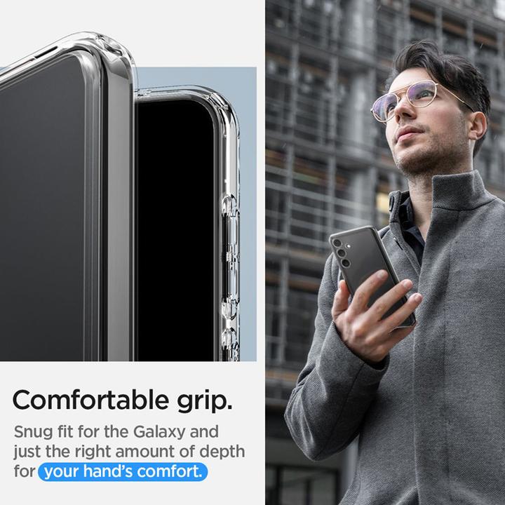 Actual product image Spigen Hybrid S921 crystal clear ACS07349 (Samsung Galaxy S24)